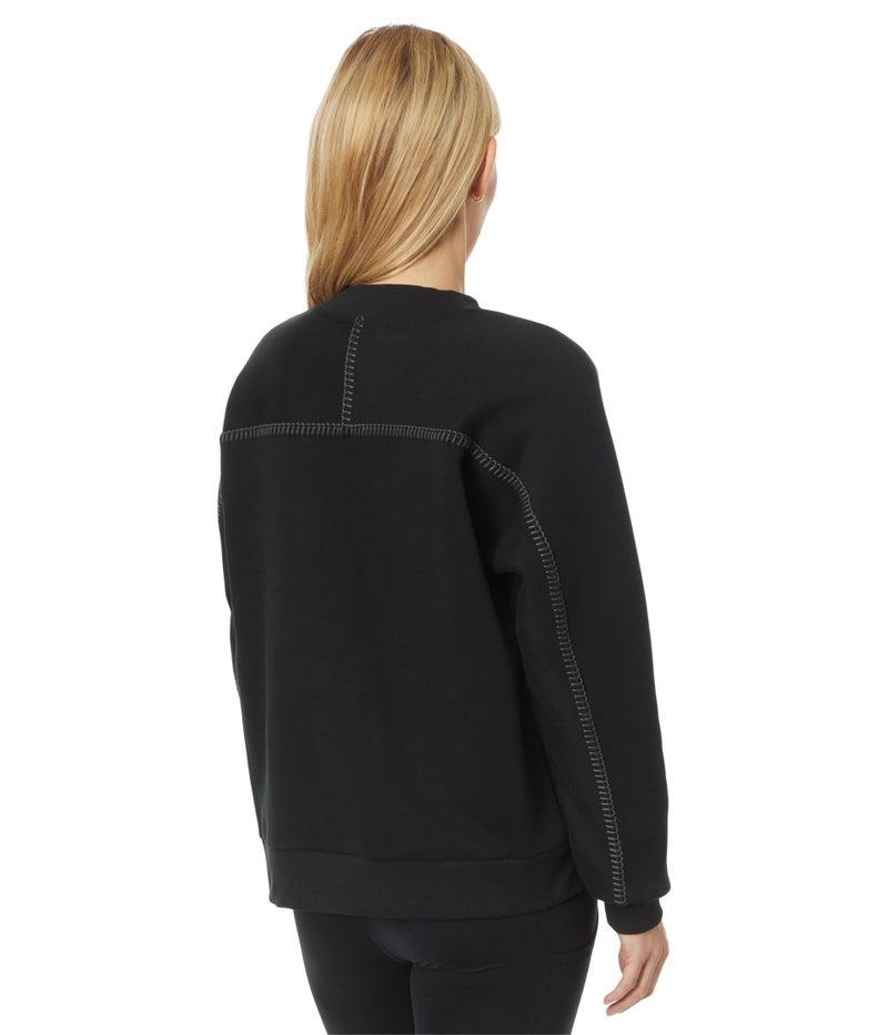 UGG Women's Classic Crewneck Sweatshirt, Black, L - Image 2