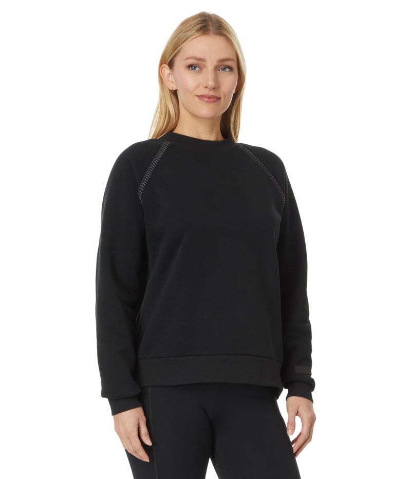 UGG Women's Classic Crewneck Sweatshirt, Black, L - Image 1
