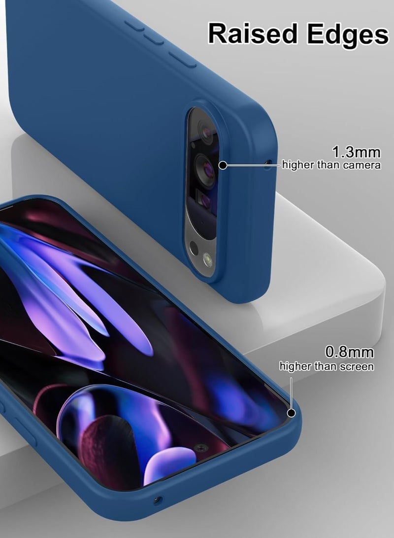 BORTONY Google Pixel 9 Pro XL Case Cover Liquid Silicone Anti-Scratch Shockproof Protective Case Anti-Fingerprint Anti-Drop Slim Cover for Pixel 9 Pro XL - Image 3