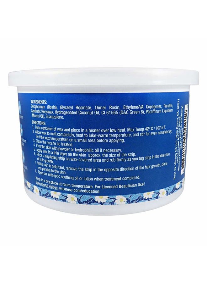 wax necessities Waxness Azulene Stripless Hard Wax Tin 14 Ounces - Image 2