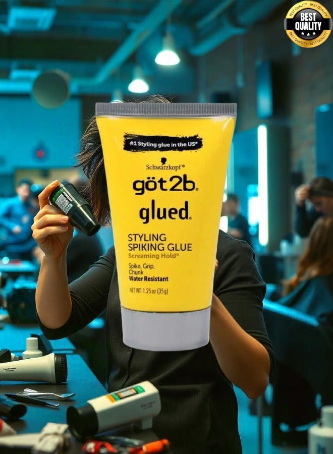 Got2b 13 Pieces Glued Styling Spiking Water Resistant Glue Unisex By Got2B 35g - Image 2