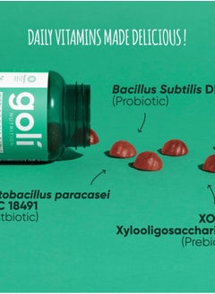 Goli Nutrition Pre+Post+Probiotics 60 Gummies  - Image 4