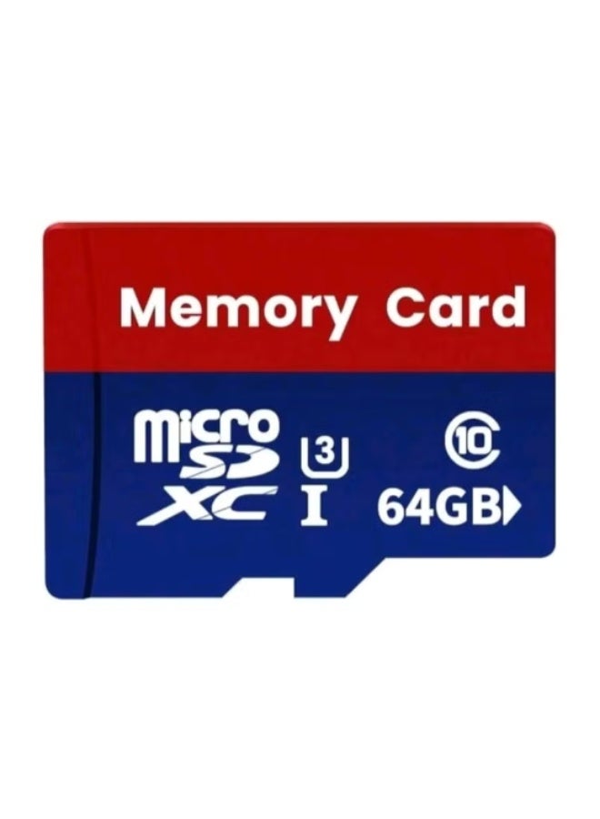 بطاقة ذاكرة Micro SD XC I - سعة 64 جيجابايت، الفئة 10 U3