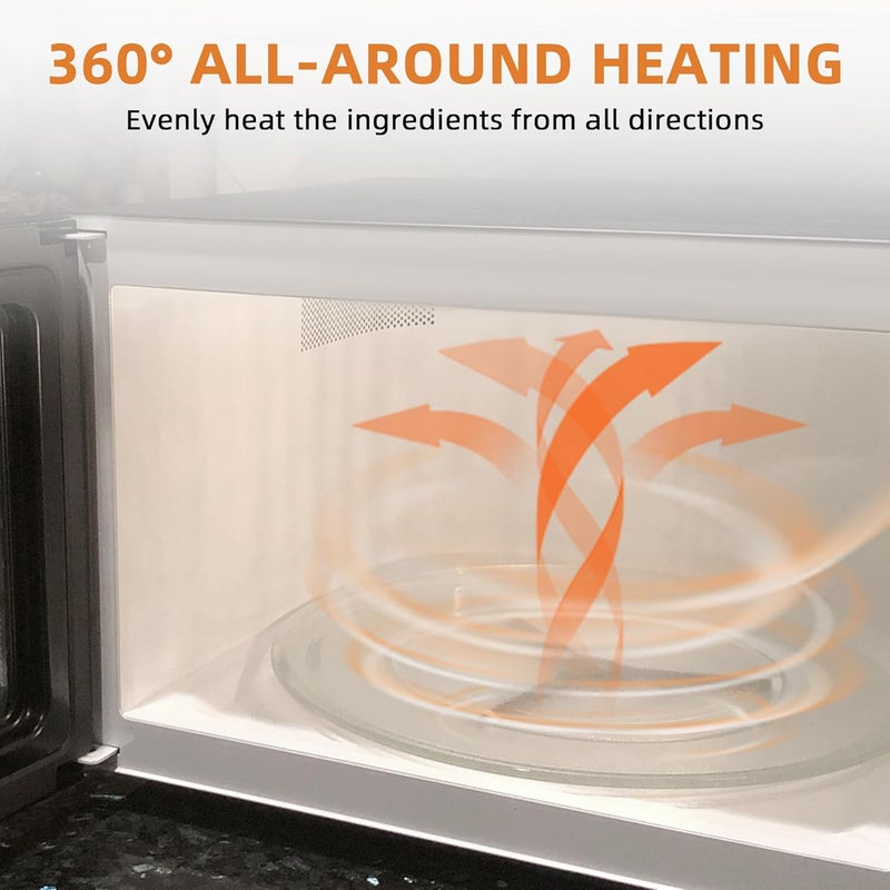 Fetechmate 16 inch Microwave Glass Plate WB49X10189 Glass Turntable Plate Compatible with G.E Microwave Replace WB27X43590 WB49X10166 AP4345996 JES2051DN2WW JES2051DN1BB PEB2060DM1CC by - Image 4