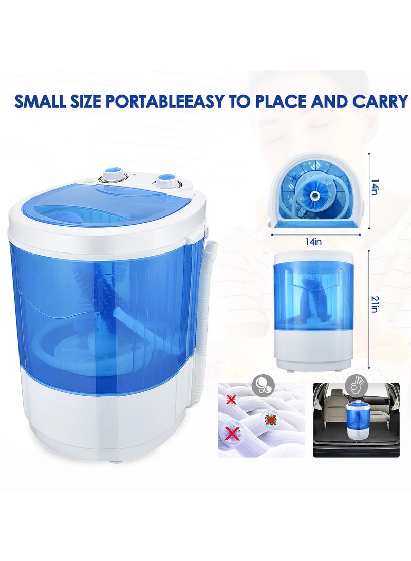2 In 1 Mini Shoe And Cloth Washing Machine Blue/White  - Image 3