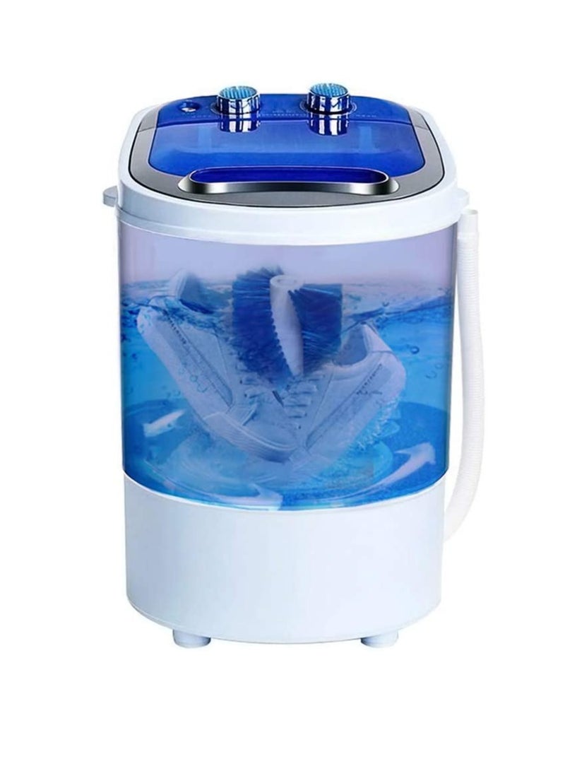 2 In 1 Mini Shoe And Cloth Washing Machine Blue/White  - Image 2