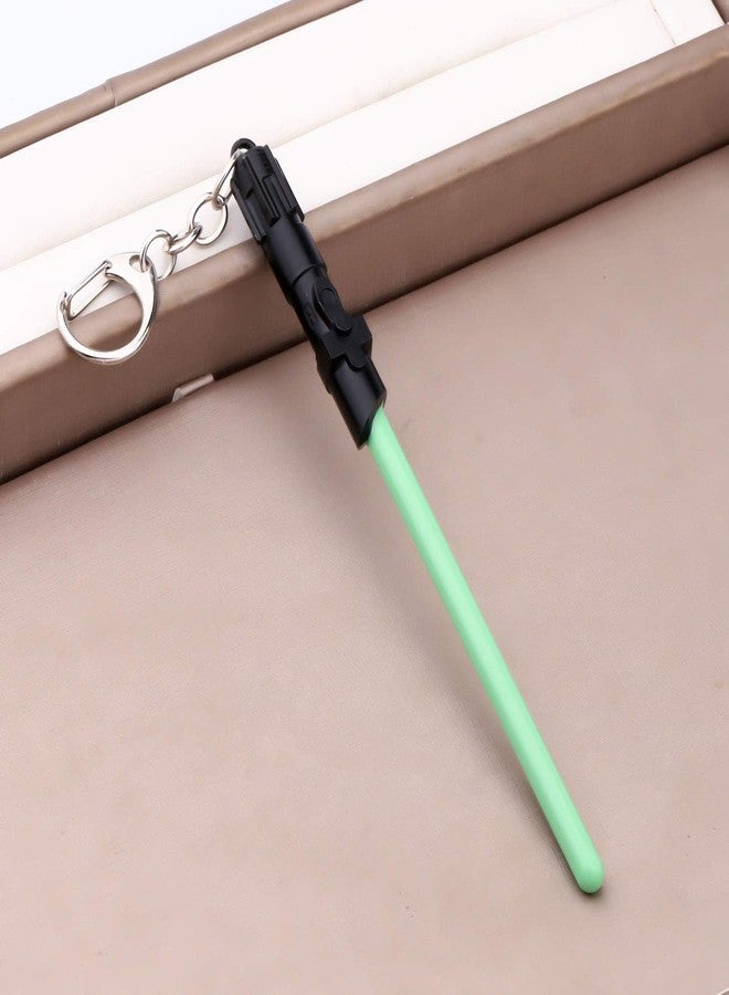 FAADBUK Wars Lover Gift Wars Darth Vader Lightsaber Keychain Wars Cosplay Gifts for Friend Family (Green K-S) - Image 4