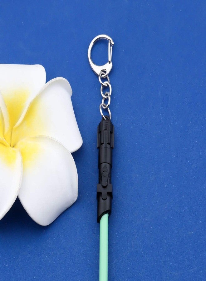 FAADBUK Wars Lover Gift Wars Darth Vader Lightsaber Keychain Wars Cosplay Gifts for Friend Family (Green K-S) - Image 3