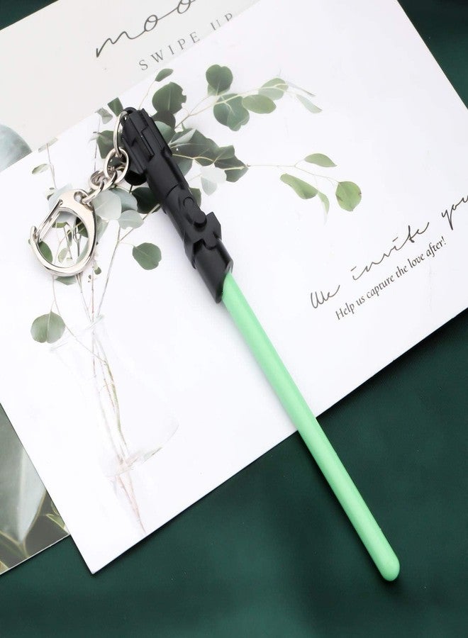 FAADBUK Wars Lover Gift Wars Darth Vader Lightsaber Keychain Wars Cosplay Gifts for Friend Family (Green K-S) - Image 2