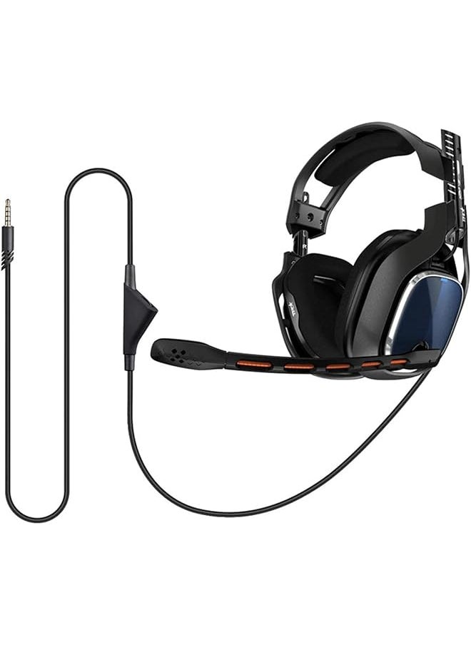 إيروريكس - كابل صوت بديل لسماعات الرأس Astro A10 A40 A30 A40Tr A50 Ofc 3D Stereo مع كابل صوت قابل للفصل ومستوى صوت قابل للتعديل مع غلاف من البولي فينيل كلوريد - Image 1