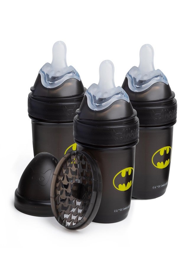 Herobility Batman DC Comics - Herobility Double Anti-Colic Baby Bottles - 5 fl oz/140ml - 3-Pack - Image 1
