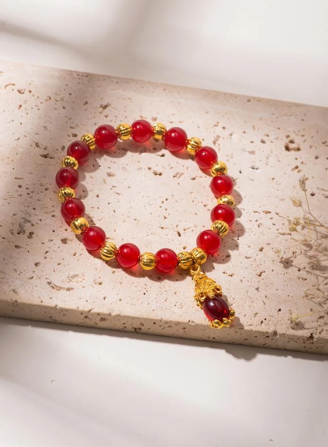 Take Two 1PC Color Block Beaded Bracelet