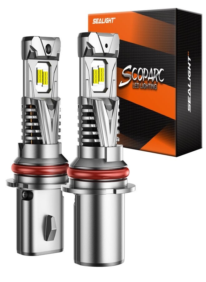 SEALIGHT S7S 9007/HB5 Light, 60000LM Brightest 6500K Cool White, 3Mins Easy Installation, 10 Years Lifespan, Plug-N-Play, IP68 Waterproof, 2 Pack - Image 1