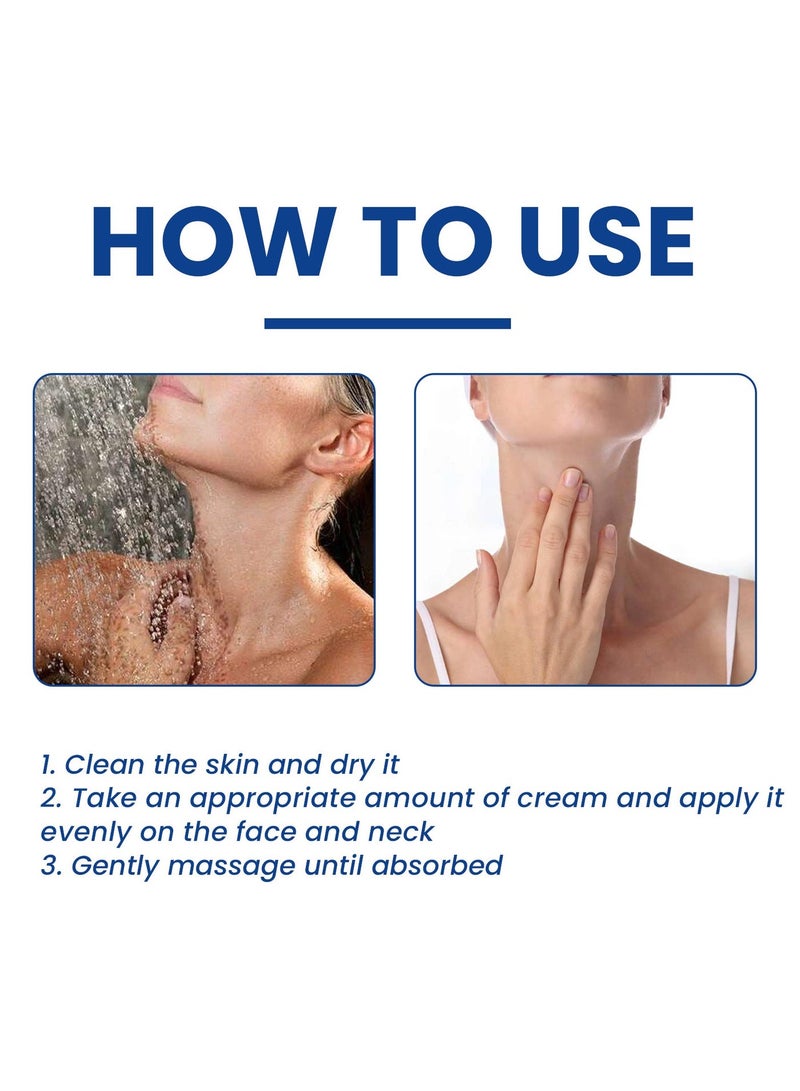 EELHOE 2-PACKS Collagen Neck Skin Care Cream, Moisturizing Neck Skin Care Cream 20g*2 - Image 5