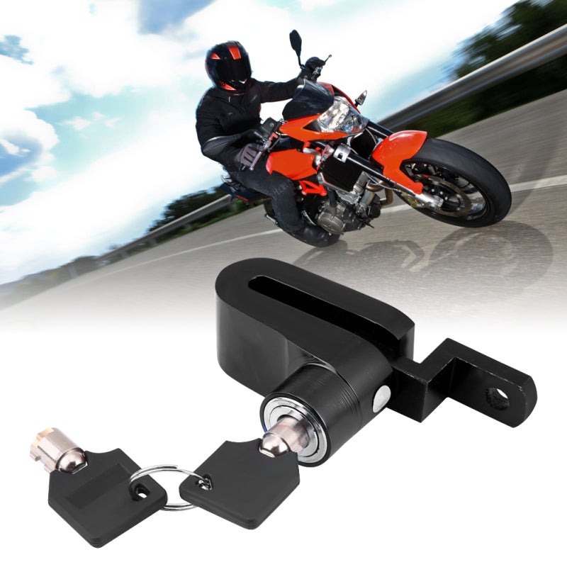 Motorcycle Disc Brake Lock CNC Machined Premium Billet Aluminum - Multiple Layers Anti-theft Wheel Rotor Lock for Motorcycle Scooter Bike - Image 4