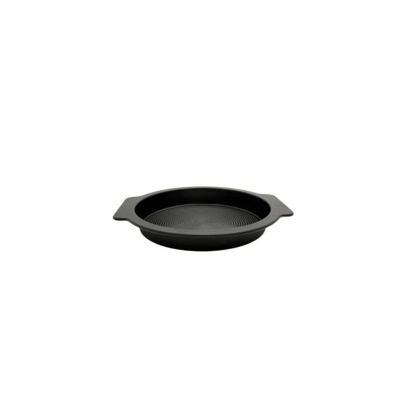 BandD Catering Professional Round Cooking Pan, Black, 26.6x28.5x5.4 cm - Image 1