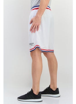 Originals by Brooklyn Cloth Men Comfort Fit Training Shorts, White Combo  - Image 3