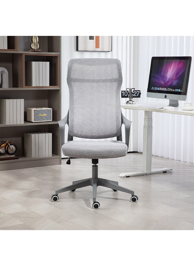 Home Box Berlin Mesh High Back Office Chair Grey 59 x 129 x 61 cm - pzsku/Z781B4C5743450AE2D691Z/45/_/1716292820/fcf84c9d-1f32-410a-b0dd-f701604f3c72