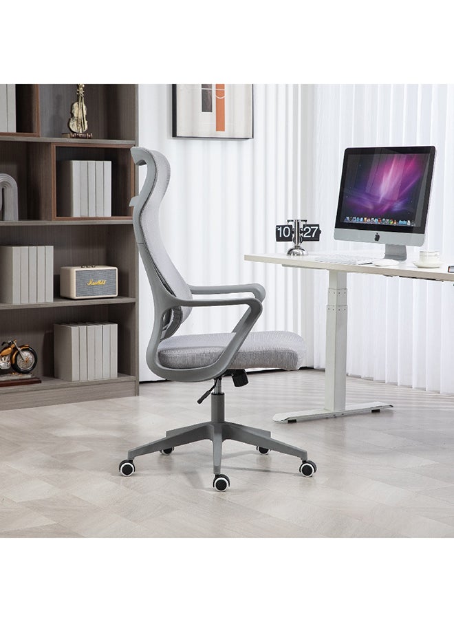 Home Box Berlin Mesh High Back Office Chair Grey 59 x 129 x 61 cm - pzsku/Z781B4C5743450AE2D691Z/45/_/1716292832/9e312424-a3ea-42be-95ab-12f84dd2203c