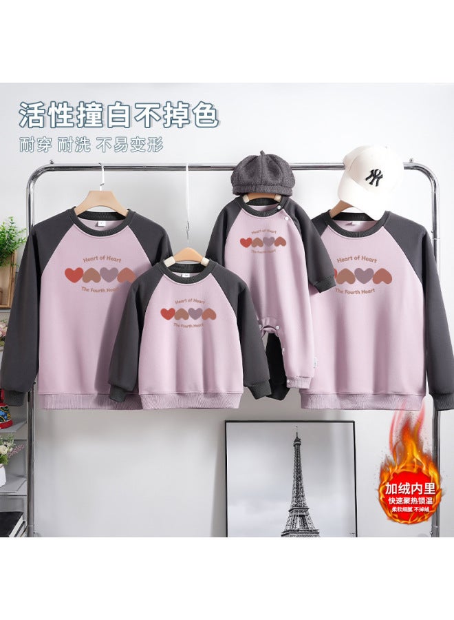 High-end Family Clothing, Autumn Clothing, Family Sweatshirts For A Family Of Three And Four, Trendy Mother-daughter Clothing, Fashionable Baby And Mother-child Clothing