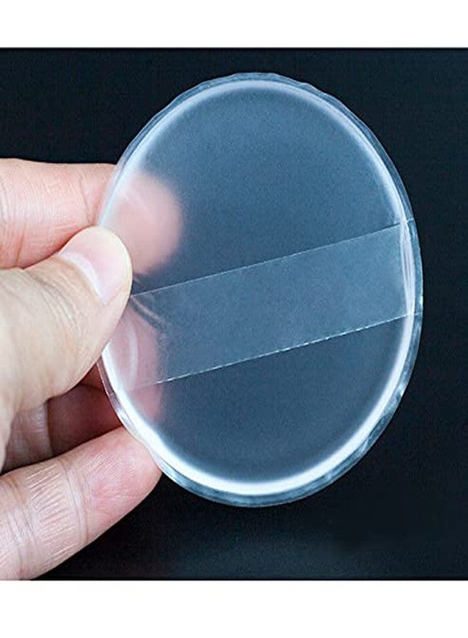 Lokusel 4 Pcs Silicone Makeup Sponge Air Cushion Powder Puff, Transparent Cosmetic Blender Cosmetic Puff BB Pad Beauty Tools Blender for Liquid Foundation Cream - Image 3