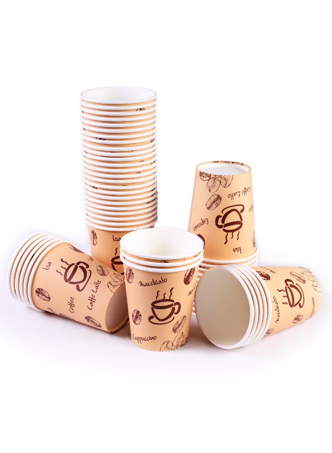HOME CHOICE Disposable Paper Cups pack 2 (100 Cups) , 8 Oz 50X2, Party cups, 237 ml Capacity,Party Cups - Image 2