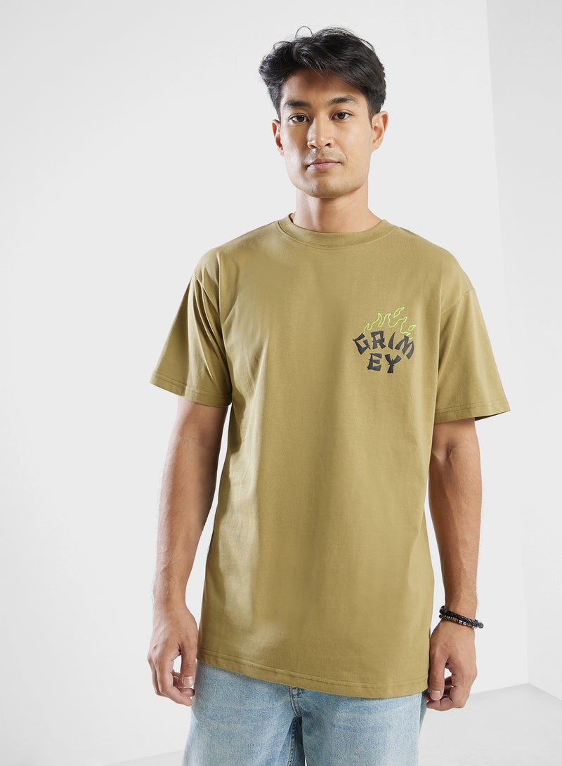 Grimey The Lucky Dragon Regular T-Shirt - Image 2