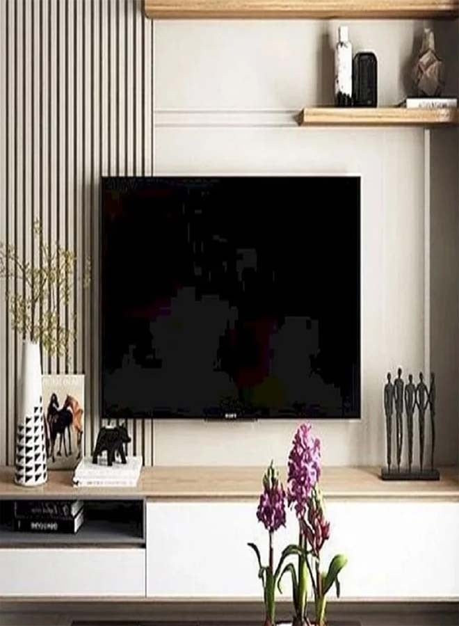 سكيل تك حامل حائطي ثابت فائق النحافة من سكيل تيك SH 20F للتلفزيونات بمقاس 12-43 بوصة | تصميم شبه مستوي بسمك 28 مم | أقصى مقاس VESA 200x200 | تلفزيون LED/منحني عالمي متين بوزن 45 كجم (99 رطلاً) - Image 2