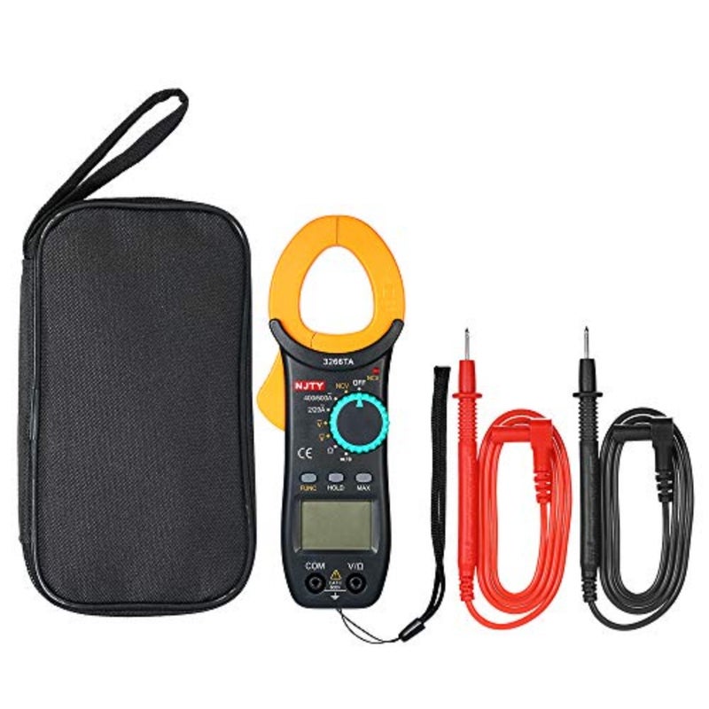 Digital Clamp Meter 2000 Counts Auto Range Multimeter with NCV Test ACDC Voltage Portable Handheld Multimeter LCD Diaplay Measuring AC t Resistance Continuity Diode DOOMUN - Image 2