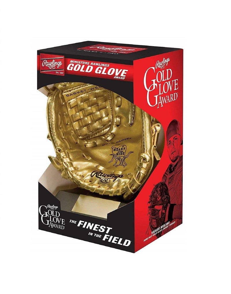 Rawlings Mini Gold Glove Award Trophy Stand Included Replica 31 - Image 2