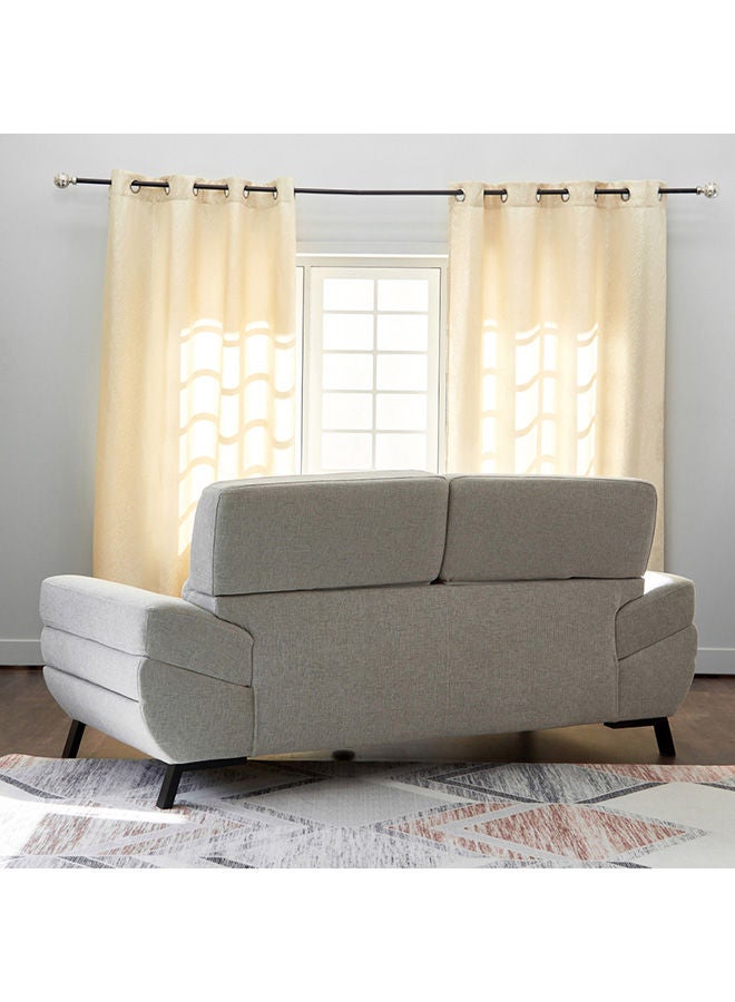 Home Box Salerno 2-Seater Fabric Sofa 88x85x184 cm - Image 3