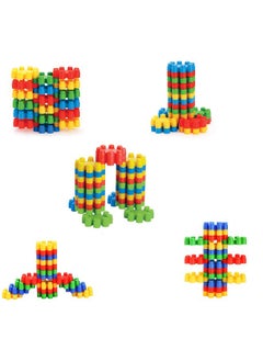 Nabhya Nabhya Happy Home PVC Packing Building Blocks Early Learning Educational Toy for Kids Age 2 to 5 (Pagoda)  - Image 1