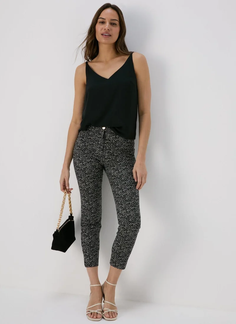 Matalan Et Vous Black Plain Cami Top