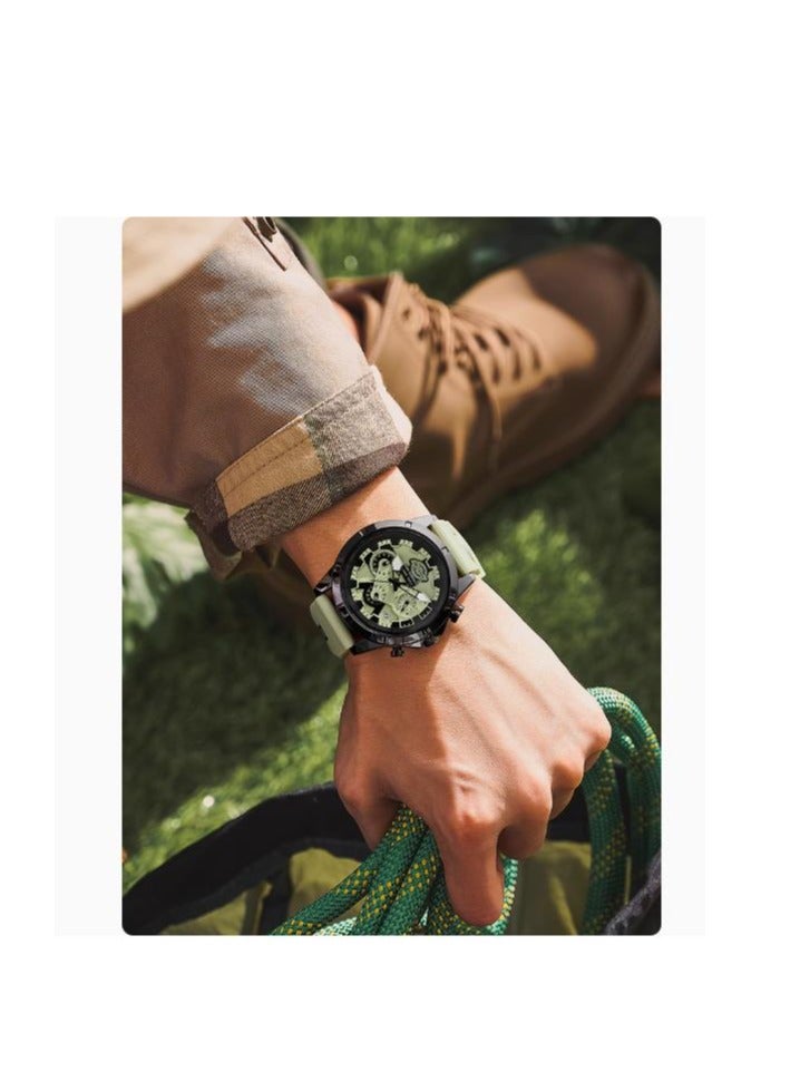 Dickies ساعة رياضية للطلاب للرجال متعددة الوظائف بألوان متباينة - Image 4