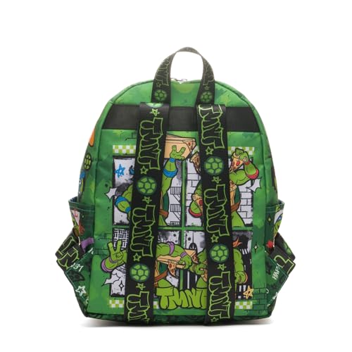 Wondapop Teenage Mutant Ninja Turtles Cowabunga 13" Deluxe Nylon Mini Backpack - Image 4