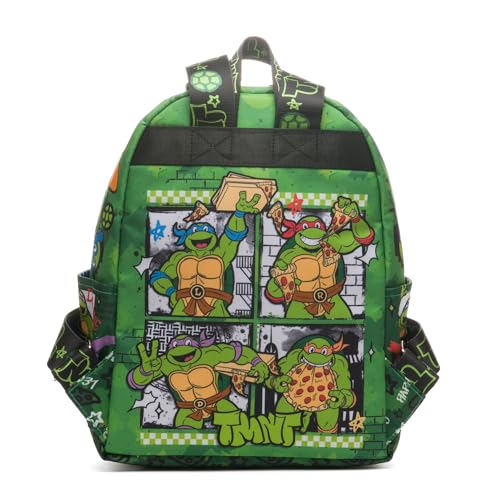 Wondapop Teenage Mutant Ninja Turtles Cowabunga 13" Deluxe Nylon Mini Backpack - Image 5