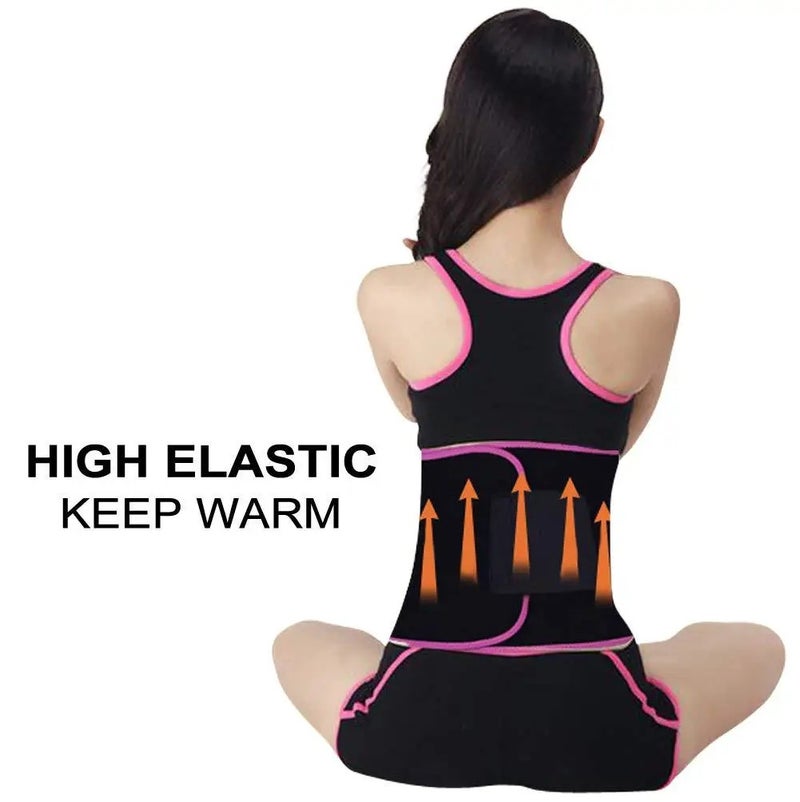 Bluejw Hot Neoprene Waist Trainer for Women & Men - Slimming Waist Wrap Band - Sauna Sweat Belt for Weight Loss - Waist Trimmers - Image 5