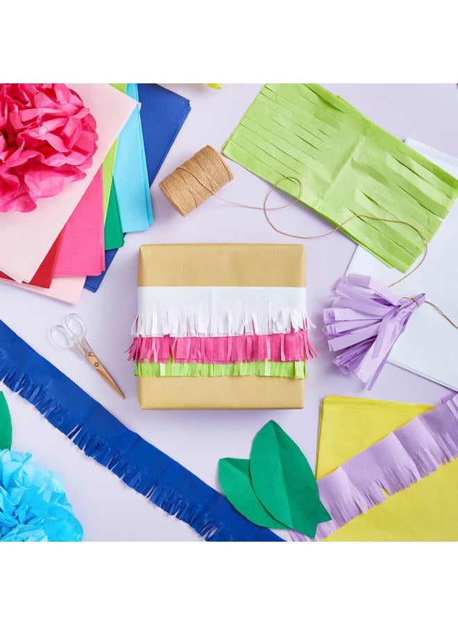 Juvale 120 ورقة من ورق التواليت للأكياس الهدايا، الحرف اليدوية - ورق تواليت ملون للتغليف، الهدايا، مستلزمات تغليف الهدايا (10 ألوان، 26x20 بوصة) - Image 4