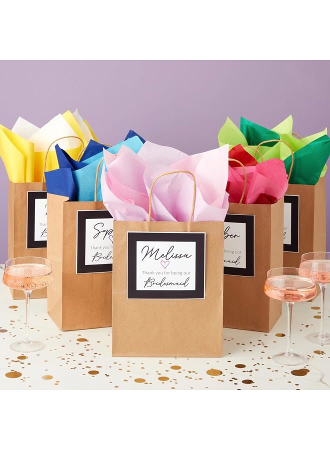 Juvale 120 ورقة من ورق التواليت للأكياس الهدايا، الحرف اليدوية - ورق تواليت ملون للتغليف، الهدايا، مستلزمات تغليف الهدايا (10 ألوان، 26x20 بوصة) - Image 5