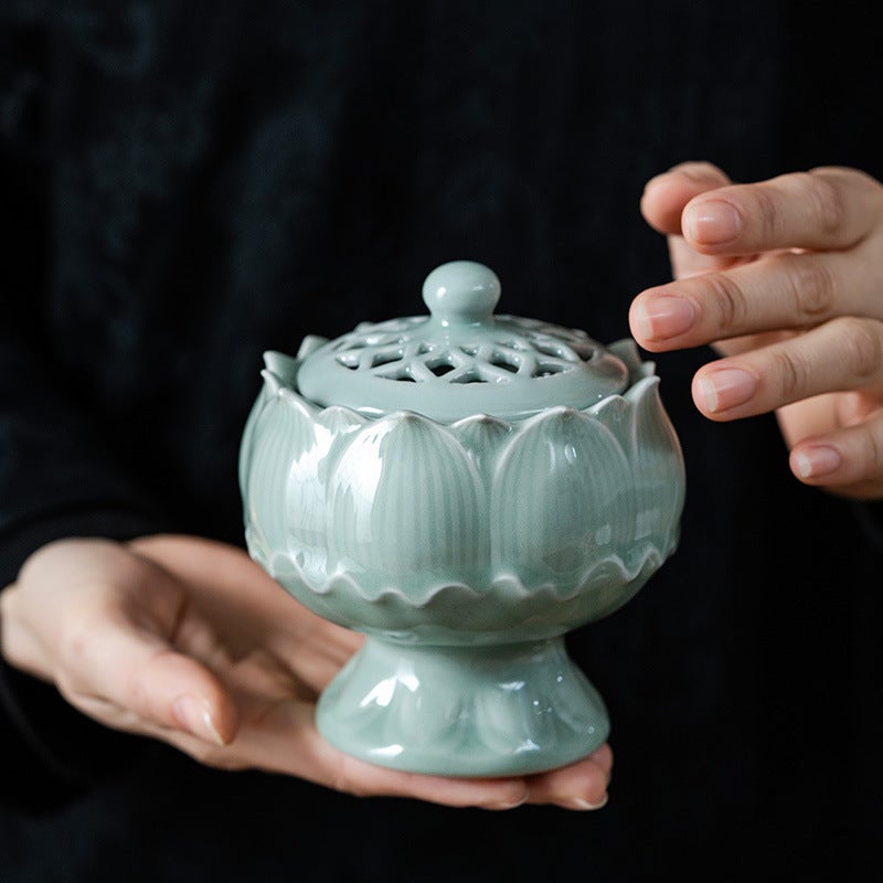 Ceramic Electric Incense Burner with Timer - Image 4