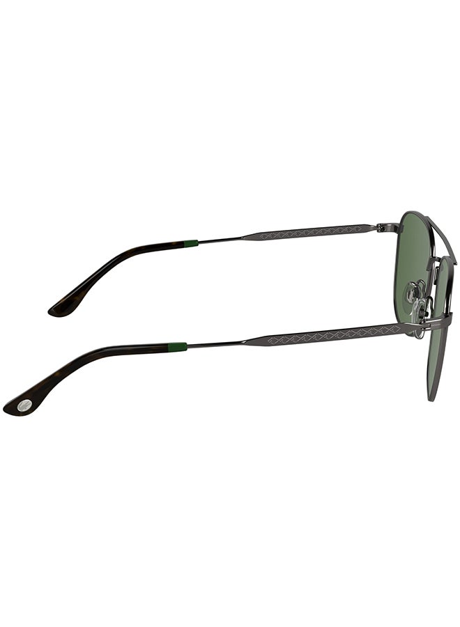 LACOSTE نظارات شمسية معدنية كاملة الإطار لاكوست L269S 5519 (035) رمادي غامق - Image 5