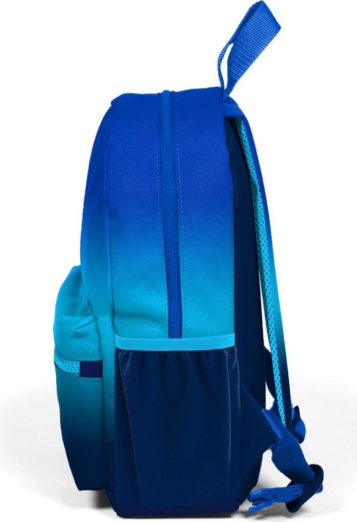 Mini Yuva Backpack Navy Blue Color Gradient Patterned Two Compartments 23545