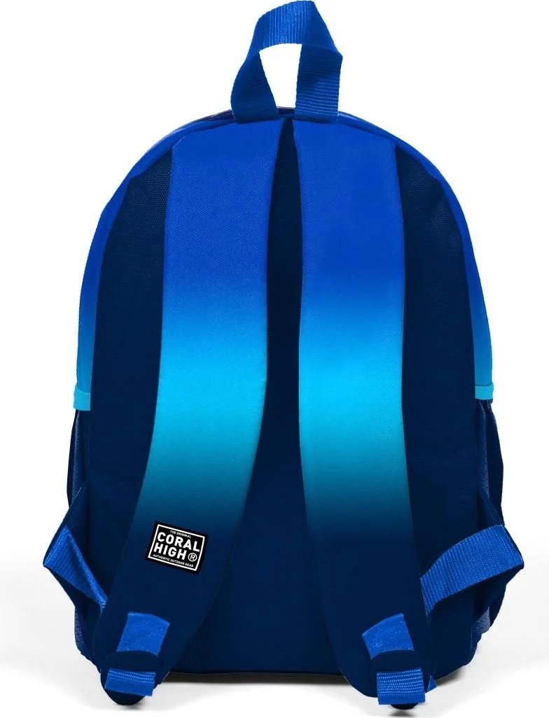 كورال هاي Mini Yuva Backpack Navy Blue Color Gradient Patterned Two Compartments 23545