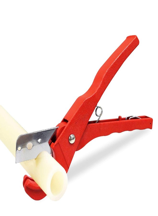 HAUTMEC أداة قطع أنابيب Pvc من HAUTMEC وقاطعة Pex وقاطعة أنابيب بلاستيكية وقاطعة أنابيب حتى 1-3/8 بوصة (0-36 مم) PL7261703 - Image 1
