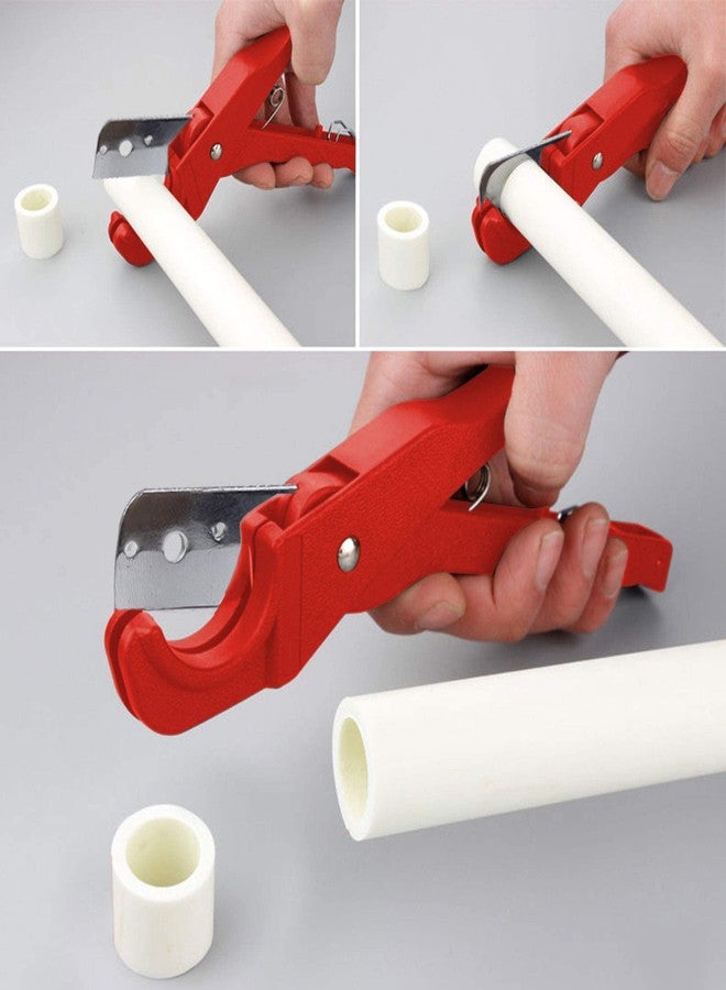 HAUTMEC أداة قطع أنابيب Pvc من HAUTMEC وقاطعة Pex وقاطعة أنابيب بلاستيكية وقاطعة أنابيب حتى 1-3/8 بوصة (0-36 مم) PL7261703 - Image 3
