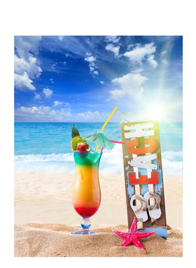 50 Umbrella Parasol Drinking Straws,Disposable Bendable Tropical Drinking Straws,Hawaiian Beach beverage juice Party Decorations Supplies - Image 2