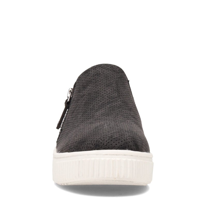 Naturalizer Soul Womens Turner Platform Zipper Slip On Fashion Sneaker, Black Smooth, 11 M - Image 5