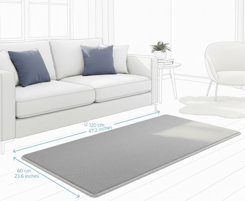 ماكسكون سجادة أرضية فاخرة مقاس 60×120 سم - سطح ناعم، خياطة متينة، سهلة الصيانة - Image 5