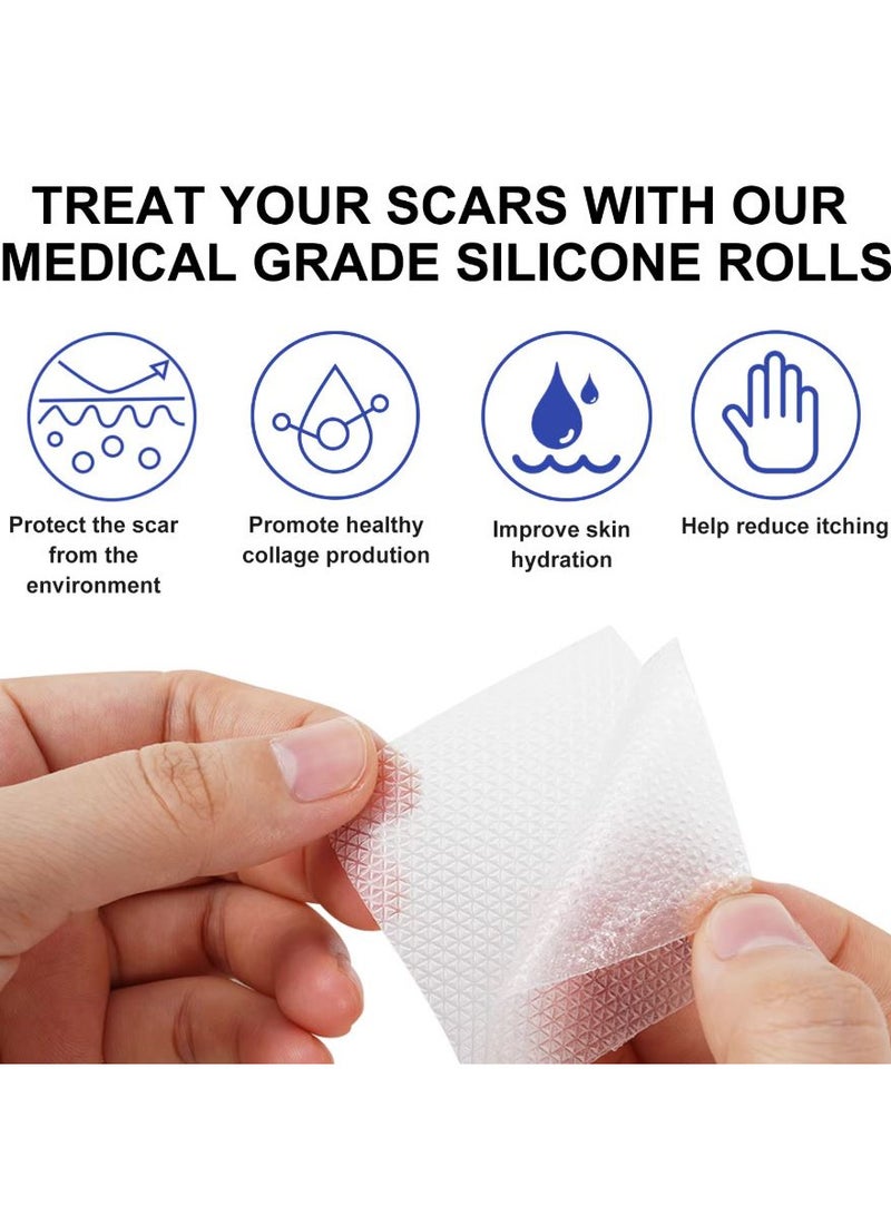 Elaimei Silicone Scar Sheets | #1 Dermatologist Recommended Best Scar Reduction Treatment | Improves, Heals and Lighten Scars - Image 4