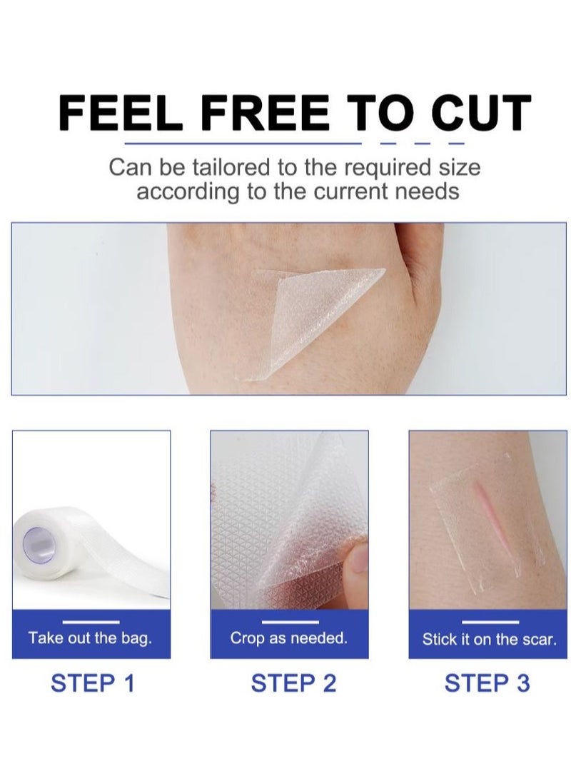 Elaimei Silicone Scar Sheets | #1 Dermatologist Recommended Best Scar Reduction Treatment | Improves, Heals and Lighten Scars - Image 5